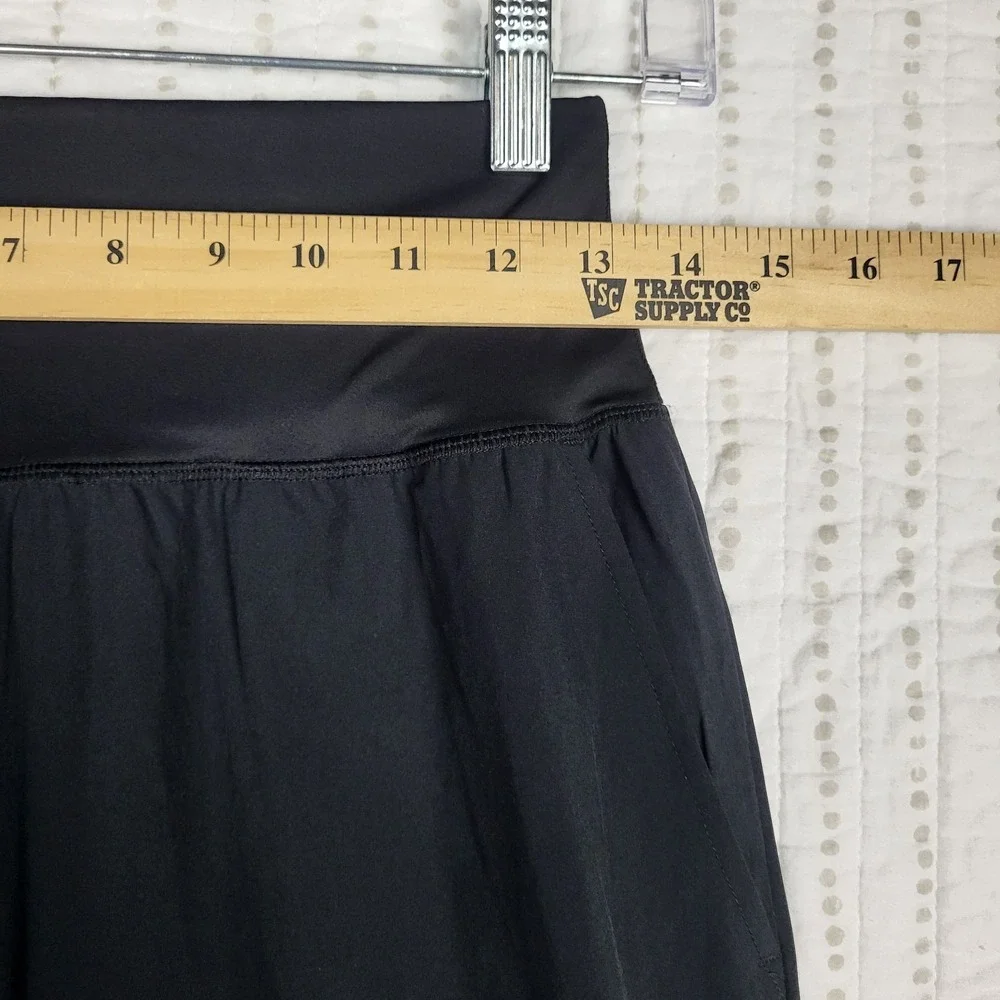Halara Breezeful High Waisted RuffleWide Leg Quick Dry Pants Women's Small Black - Picture 11 of 16